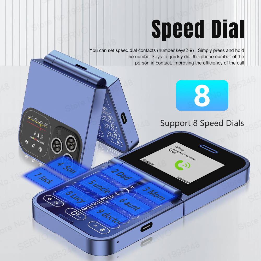 New SERVO Mini Flip Mobile Pho - Phone Cases Verizon reseña y precio
